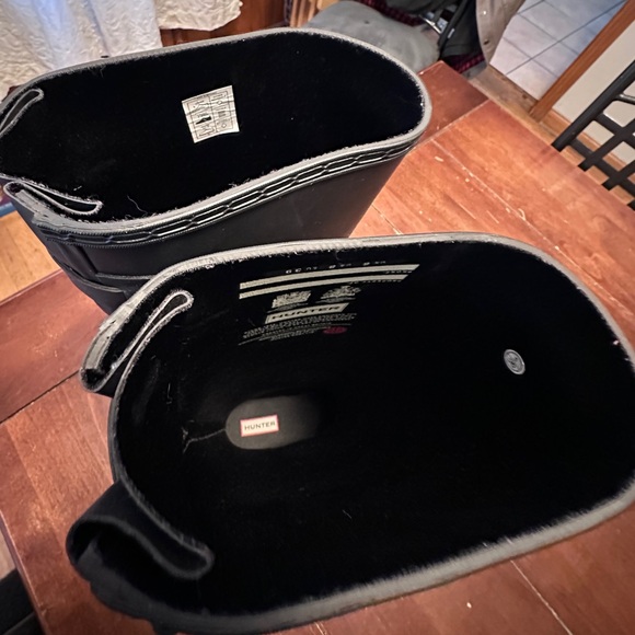 Hunter Tall Matte Black Rain Boots, size 8, with box - Picture 4 of 11